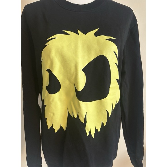 Alexander McQueen Mens Small Sweatshirt Crewneck Pullover Monster Black - Picture 5 of 7